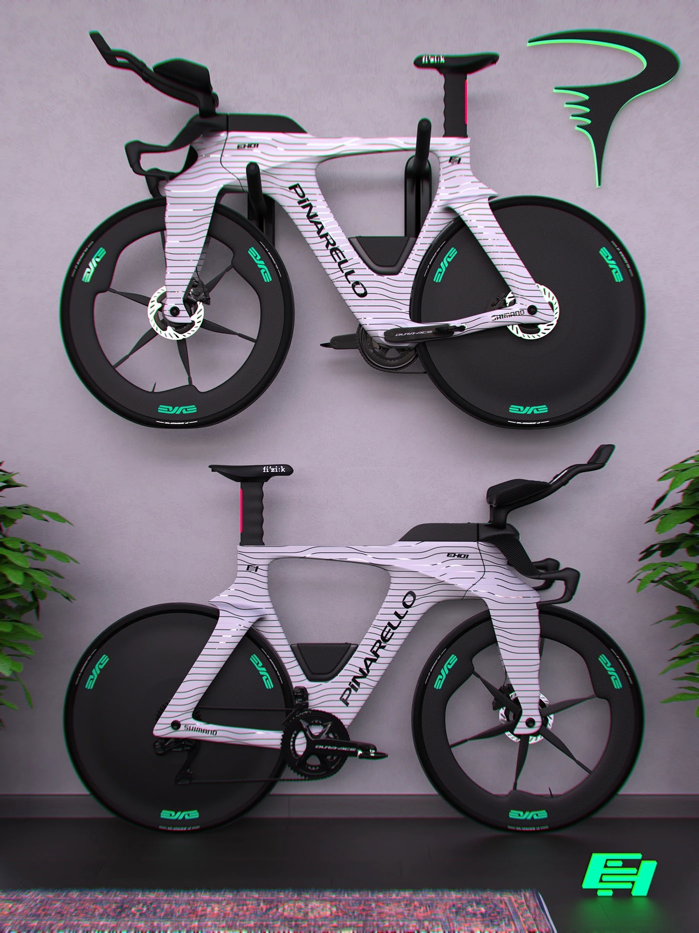 Pinarello EH01，BLENDER，aerodynamics，integrated structure，Bicycle，