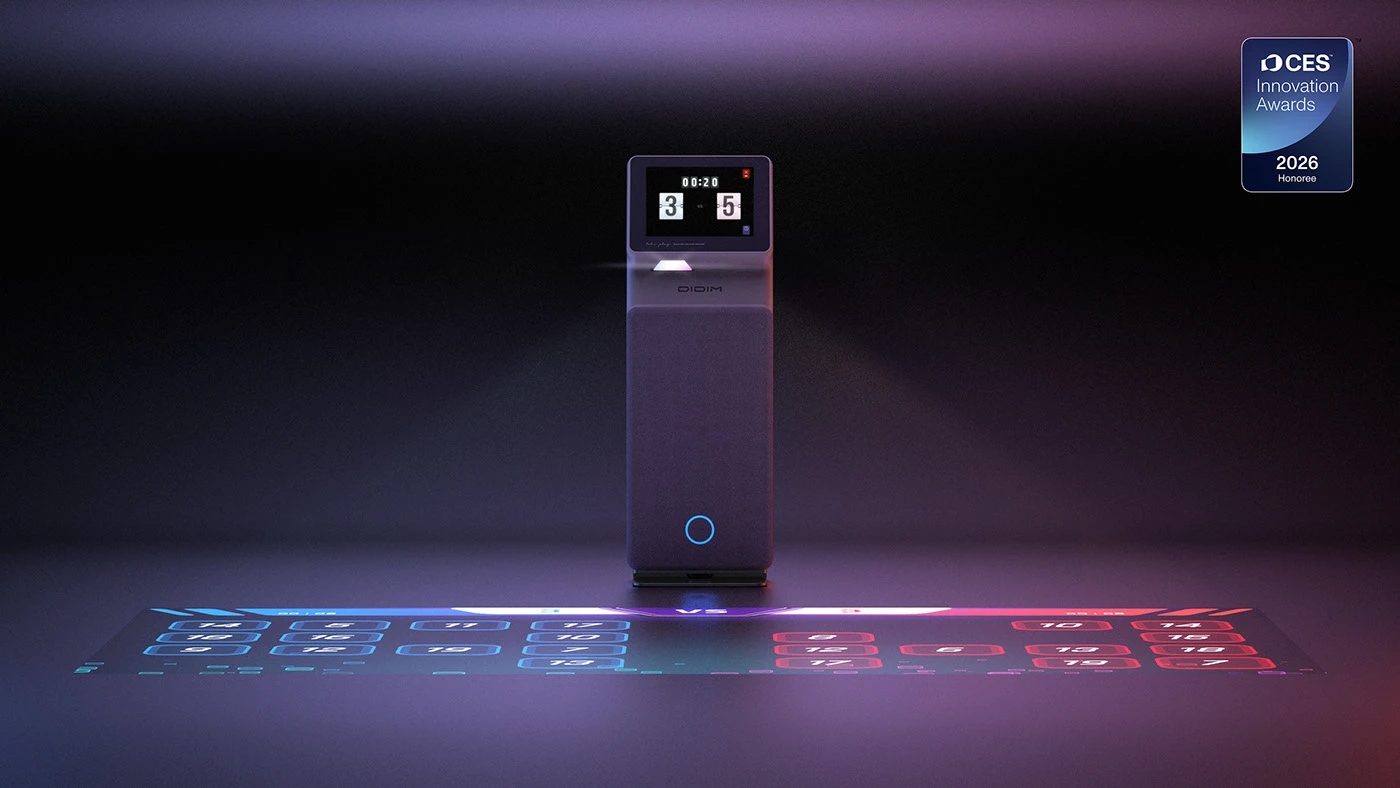 Children's movement，Pocket Interactive Fitness，DIDIM-MINI，Two Hand Interactive，