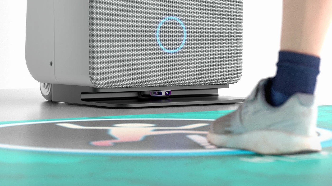 Children's movement，Pocket Interactive Fitness，DIDIM-MINI，Two Hand Interactive，