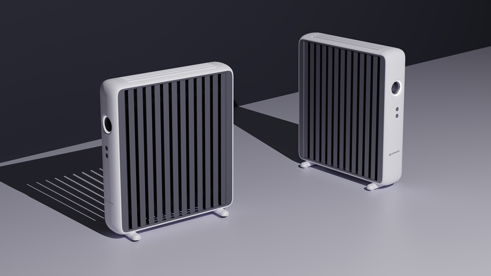 product design，Appearance design，Heater design，industrial product，Two seasons，