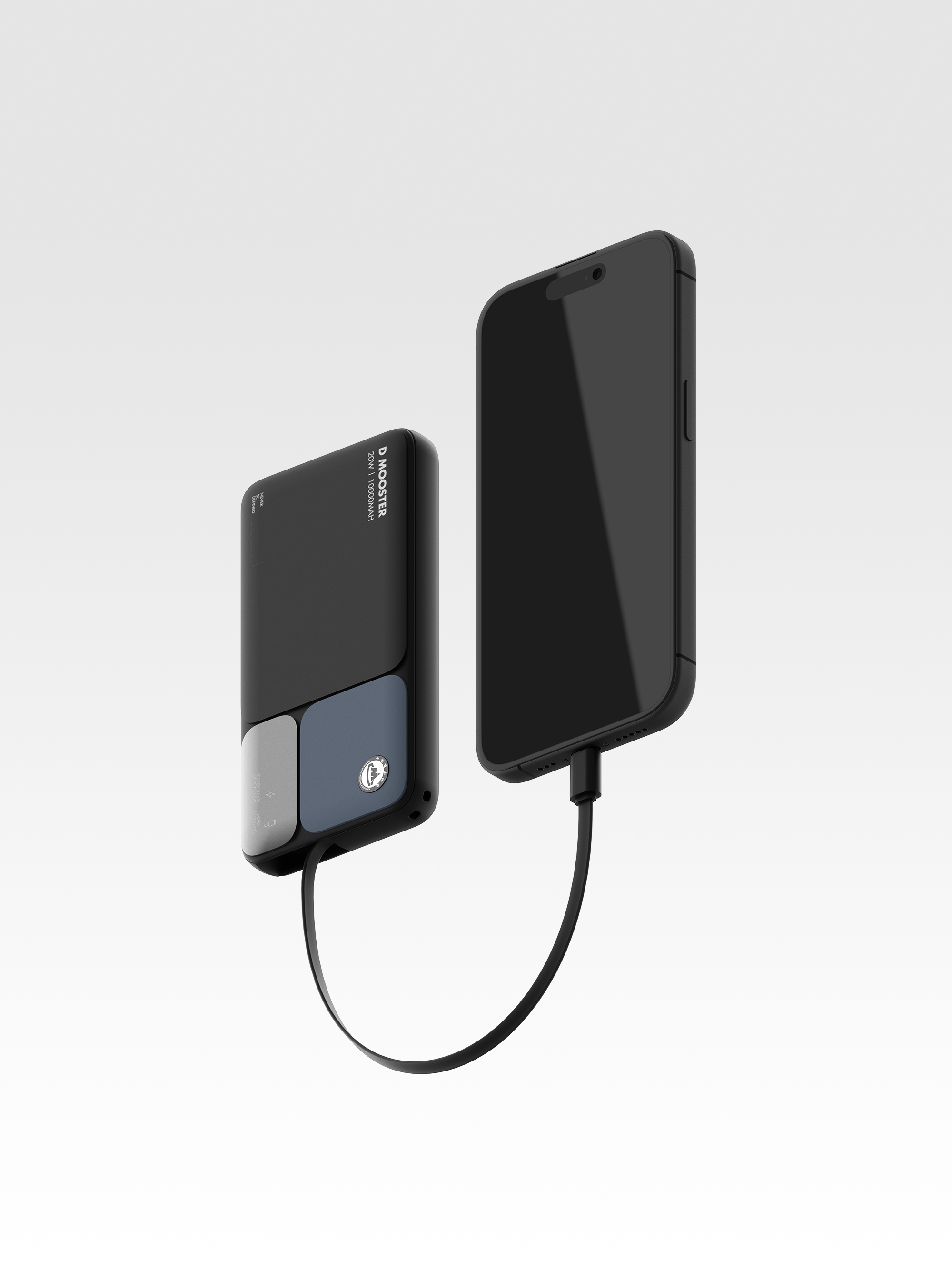 dmooster，portable battery，portable source，industrial design，Big Monster，Render，Chaopin，