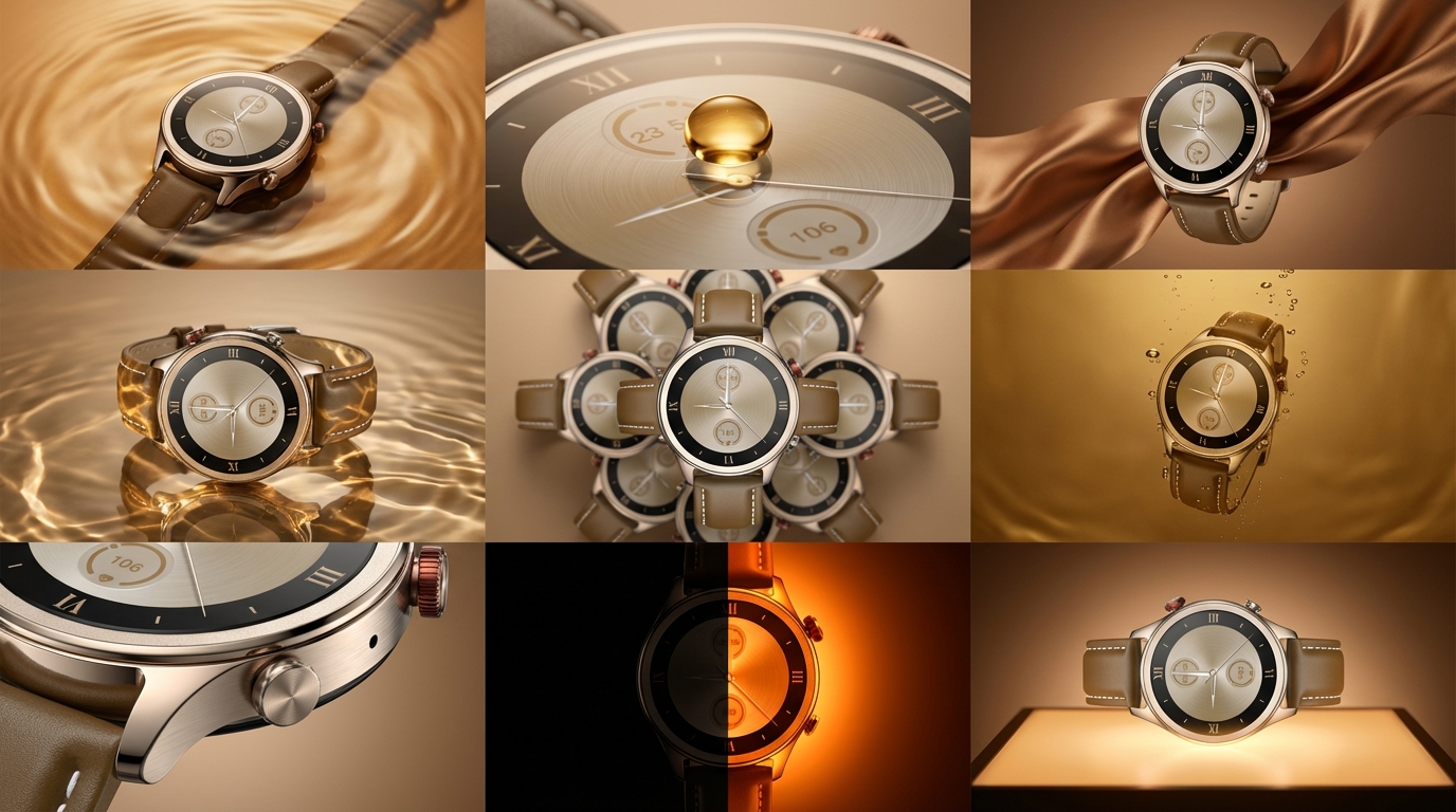 Nano Banana Pro，ai renderings，Intelligent Watch，