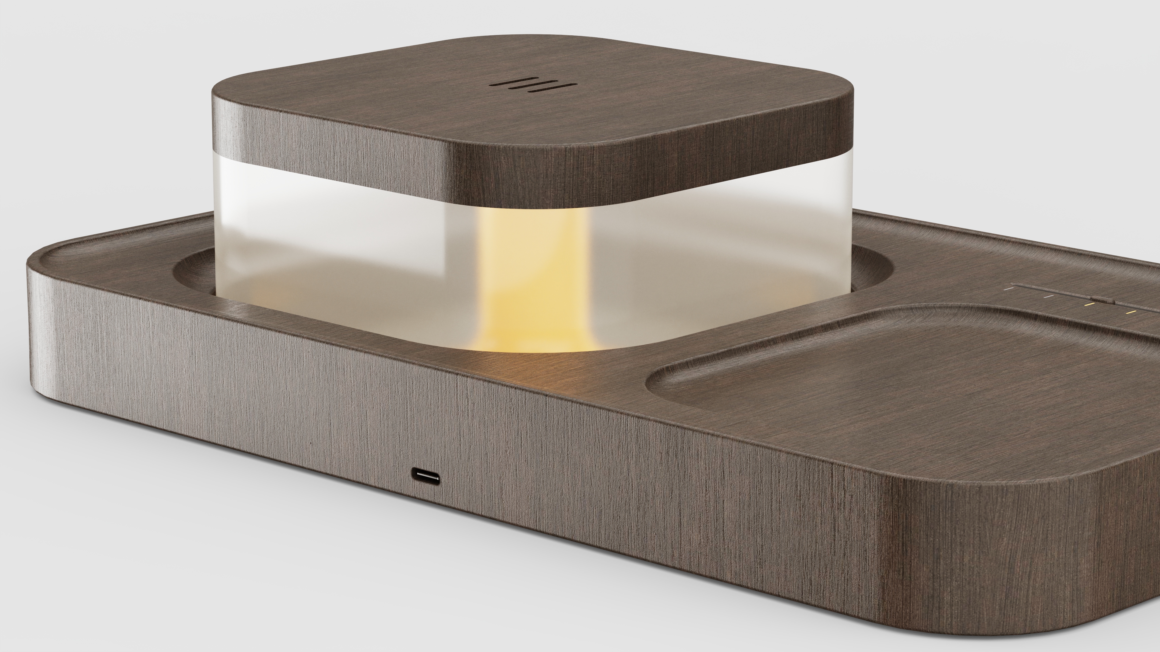 Humidifier，Home appliance design，industrial design，product design，Home Furnishing，woodiness，Simplicity，