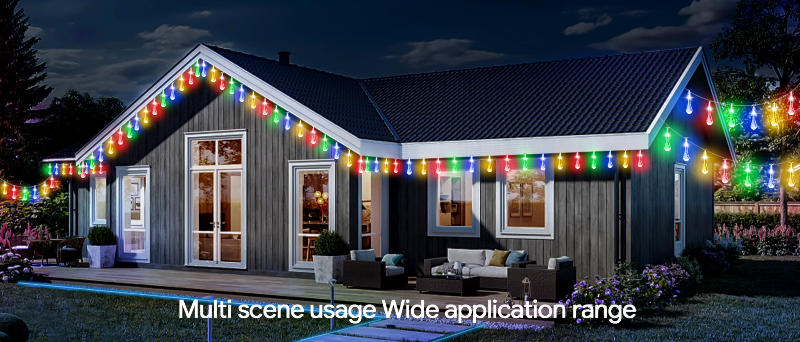 Water Drop Bubble Light String，Christmas lights string，Ambience light string，