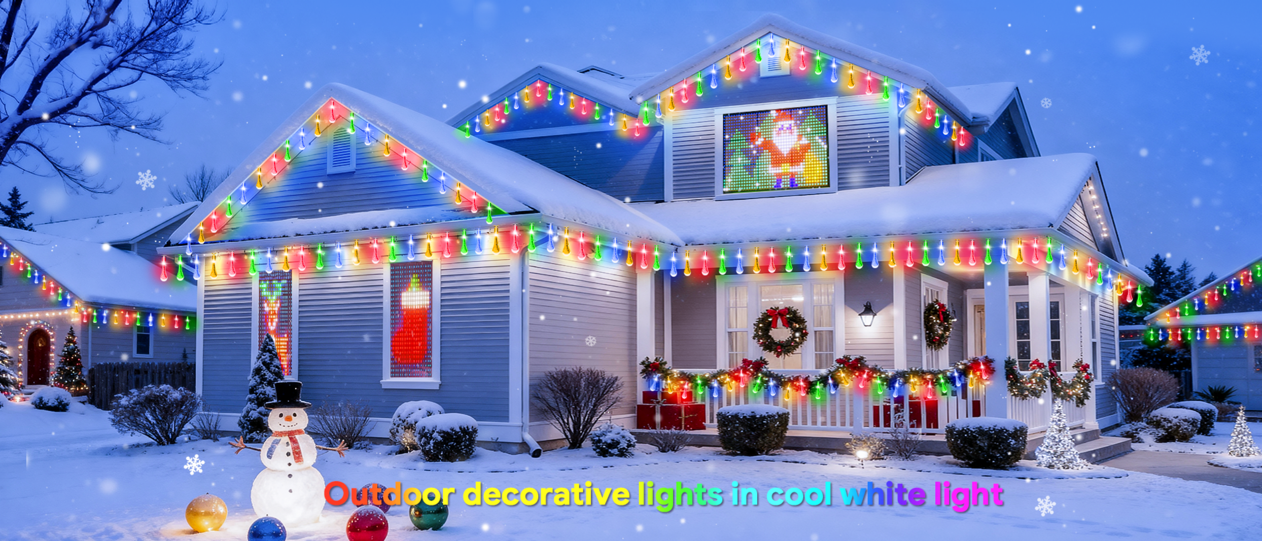 Water Drop Bubble Light String，Christmas lights string，Ambience light string，