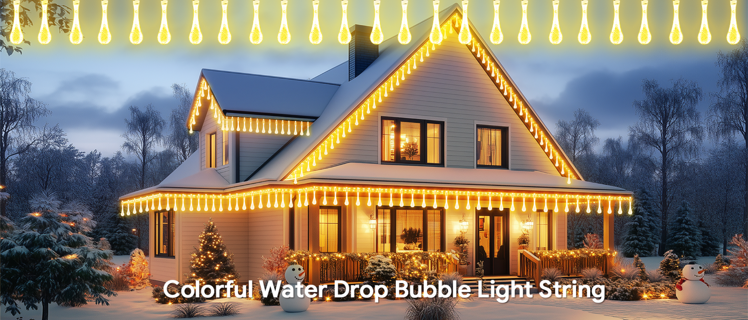 Water Drop Bubble Light String，Christmas lights string，Ambience light string，