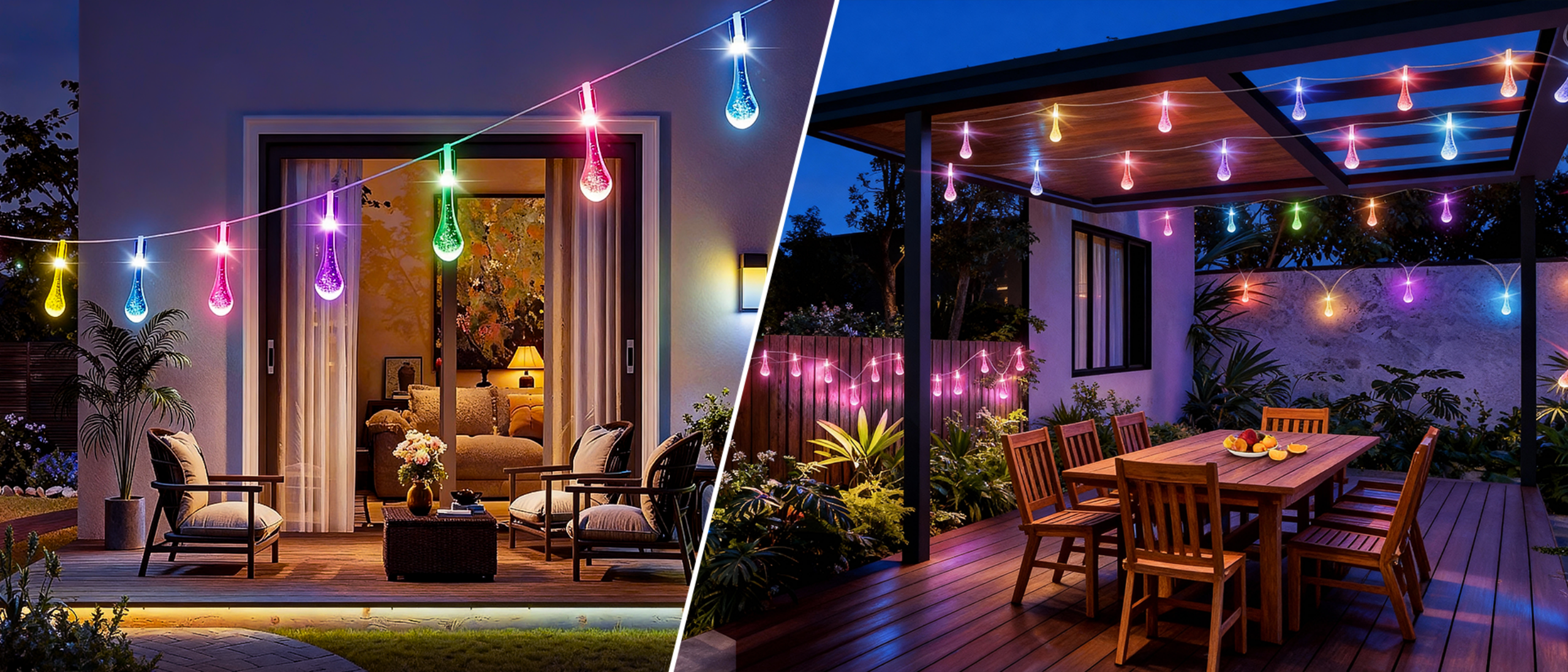 Water Drop Bubble Light String，Christmas lights string，Ambience light string，