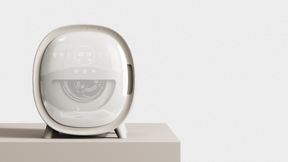 Washing machine design，Single-barrel washing machine，