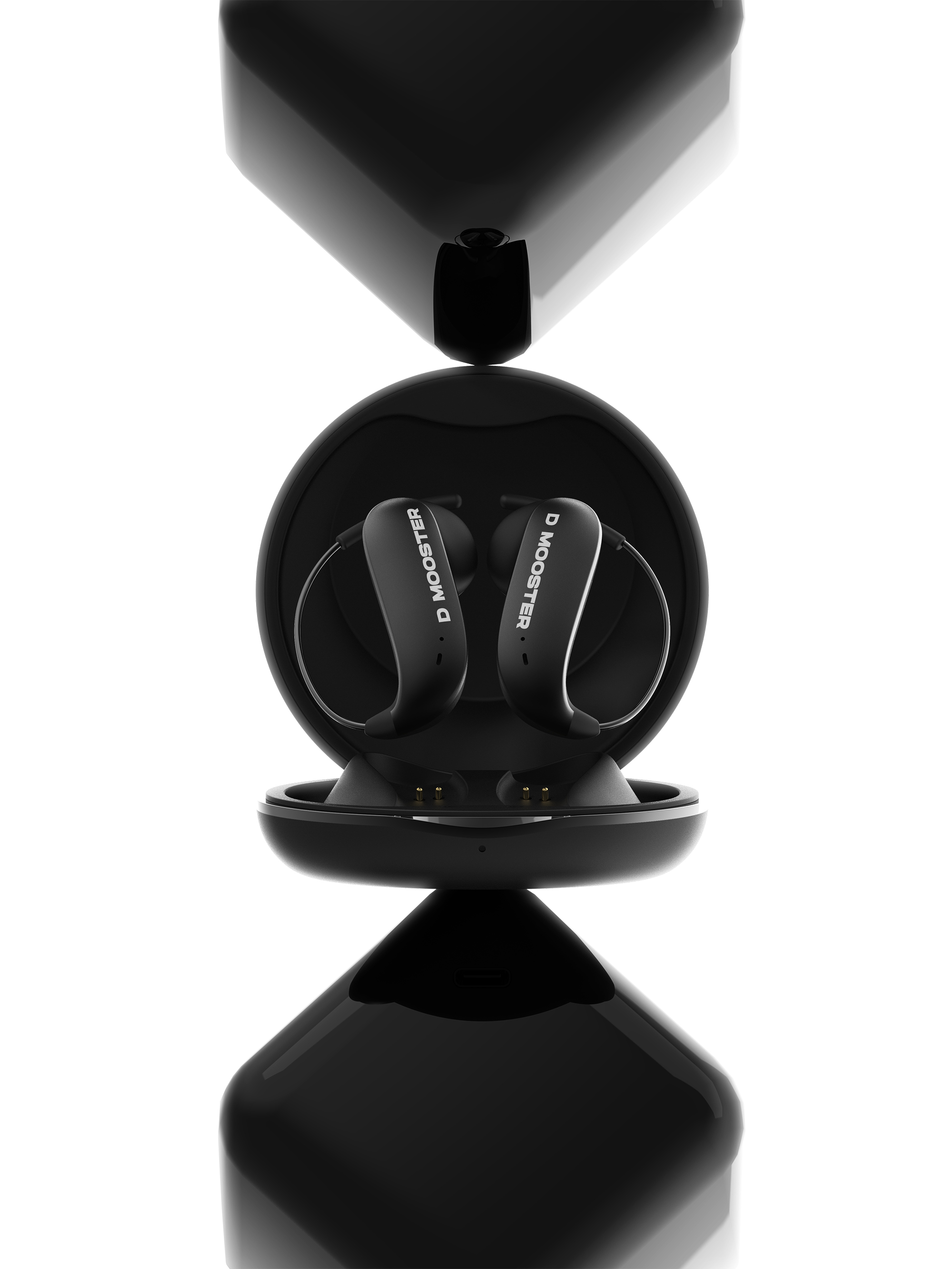 dmooster，Big Monster，Bluetooth headset，ows，industrial design，Open headphones，product design，3c tide，