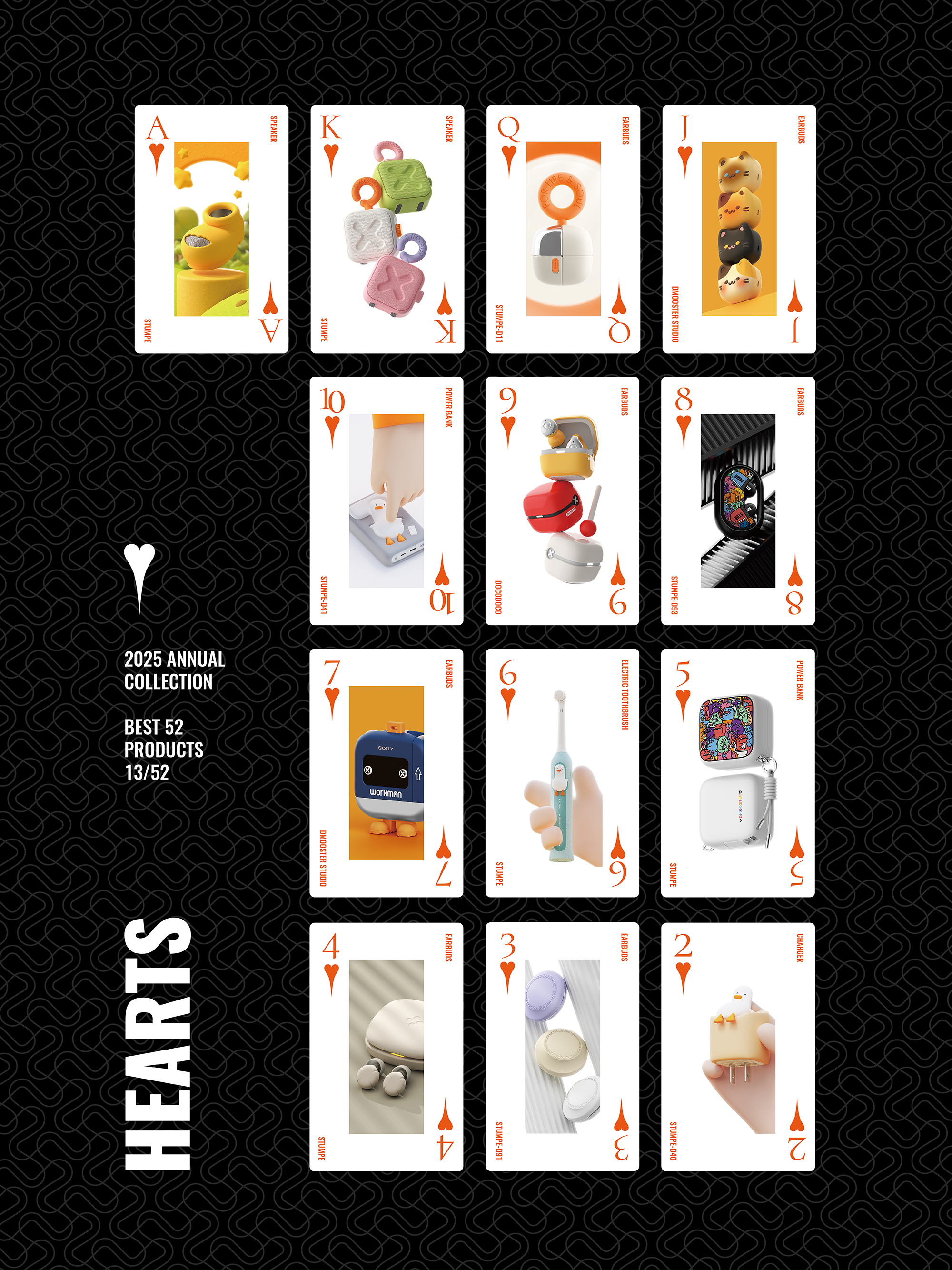 dmooster，Big Monster，Year end summary，industrial design，headset，keyboard，loudspeaker box，portable battery，