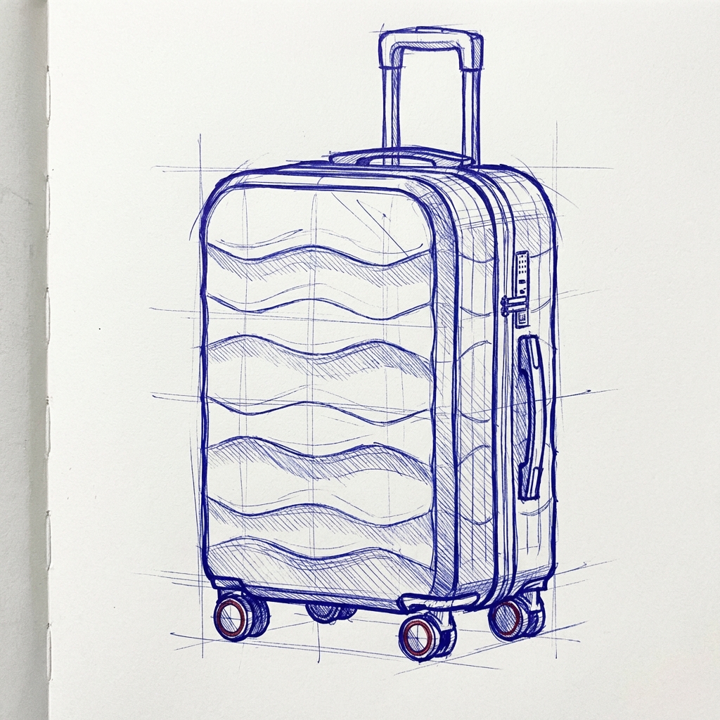 Luggage Exterior Design，