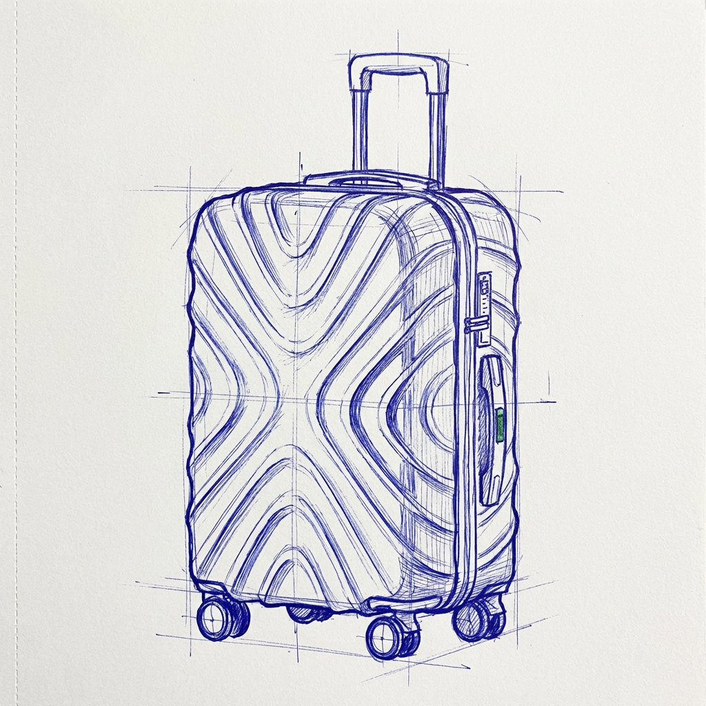 Luggage Exterior Design，