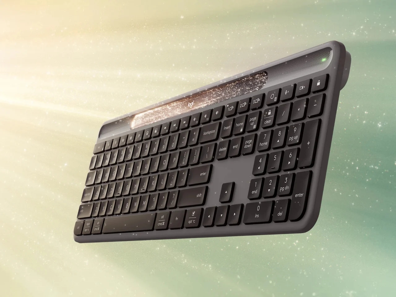 Logitech，Solar keyboard，Digital，Electronic accessories，