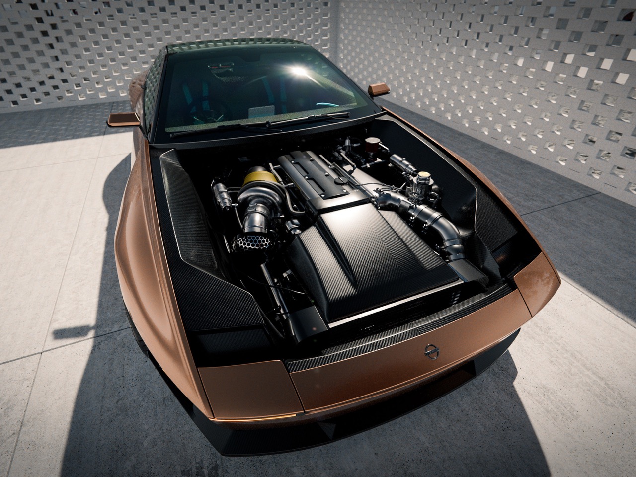 automobile，vehicle，Concept Car，Nissan 500SX，