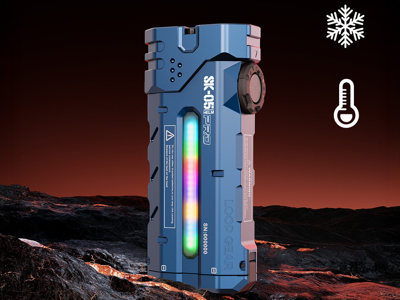 Flashlight，Outdoor equipment，Loop Gear，Lighting tools，