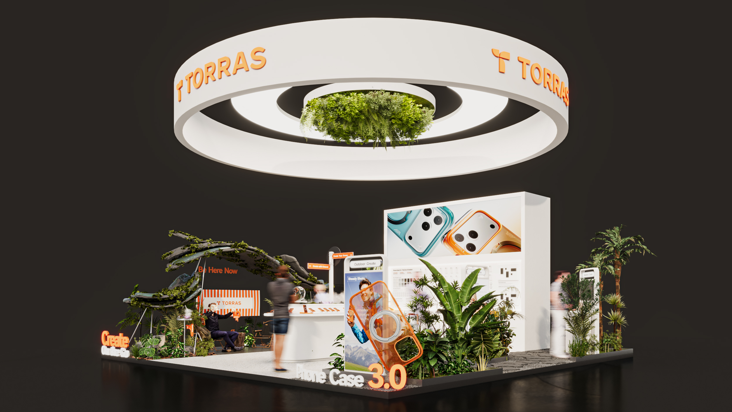 Brand Sailor，Design and build，Exhibition design，2026CES，space design ，Product 3D rendering，three-dimensional animation，International Exhibition Design and Construction，