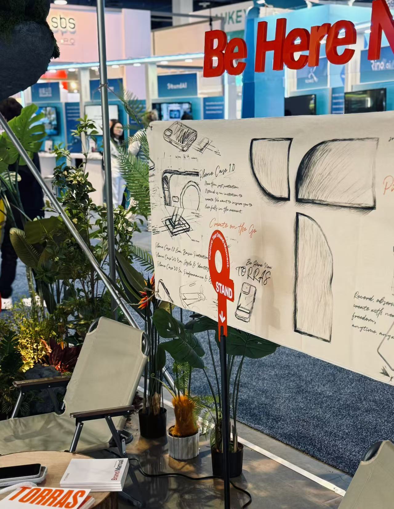 Brand Sailor，Design and build，Exhibition design，2026CES，space design ，Product 3D rendering，three-dimensional animation，International Exhibition Design and Construction，