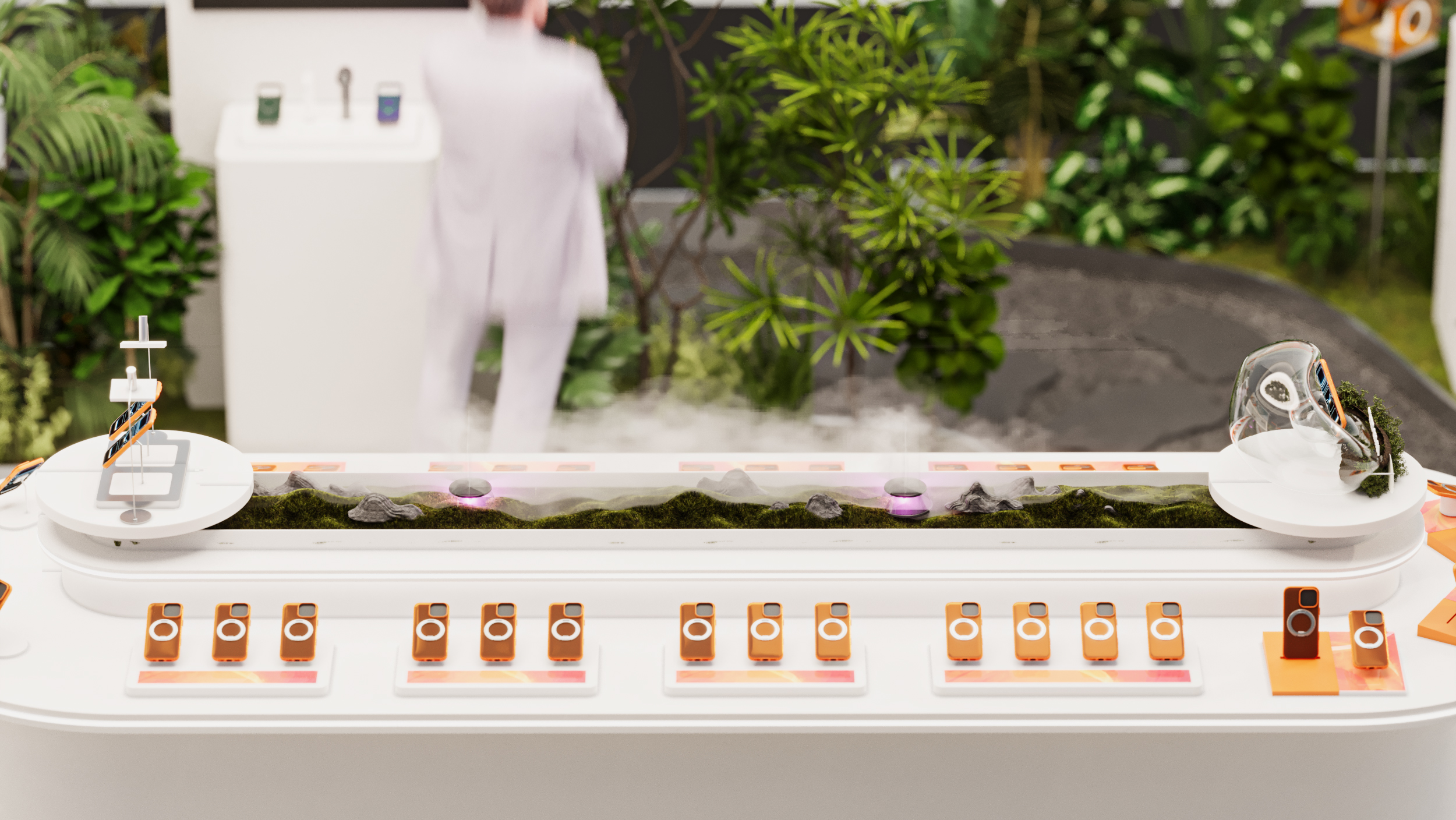 Brand Sailor，Design and build，Exhibition design，2026CES，space design ，Product 3D rendering，three-dimensional animation，International Exhibition Design and Construction，