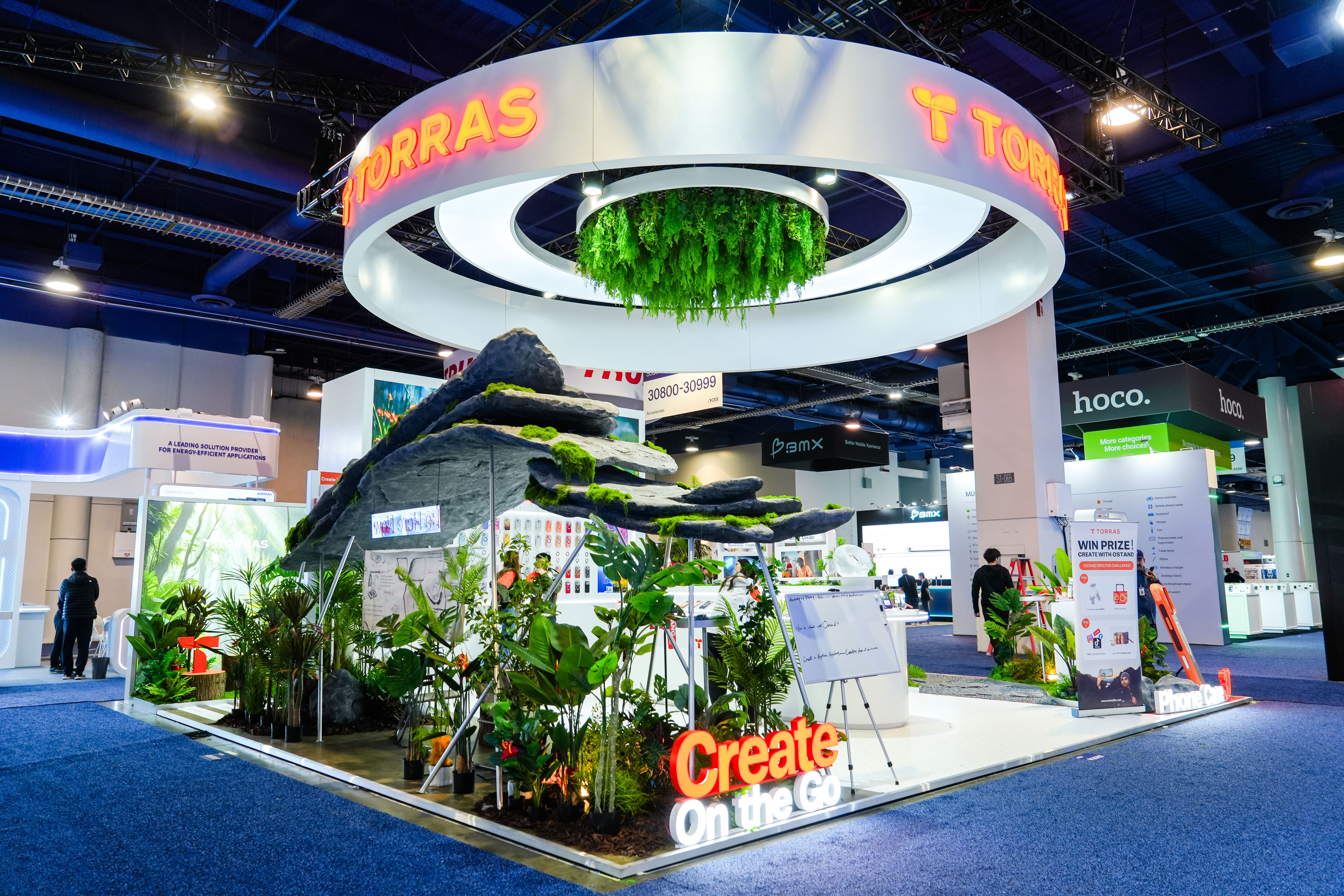 Brand Sailor，Design and build，Exhibition design，2026CES，space design ，Product 3D rendering，three-dimensional animation，International Exhibition Design and Construction，