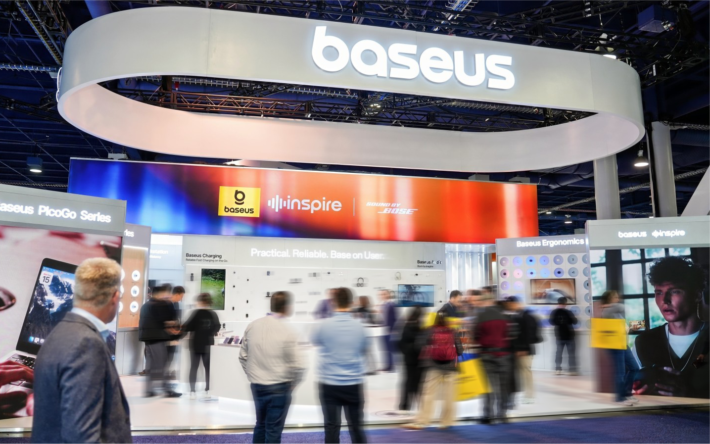 Brand Sailor，Design and build，Exhibition design，2026CES，space design ，Product 3D rendering，three-dimensional animation，International Exhibition Design and Construction，