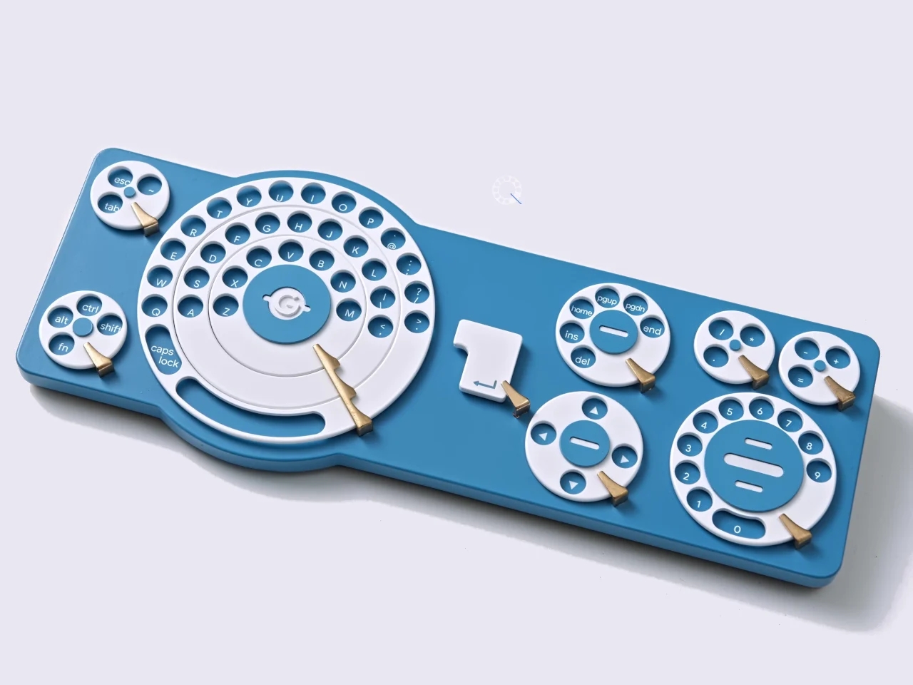 Gboard Dial Version，keyboard，conceptual design，Electronic equipment，