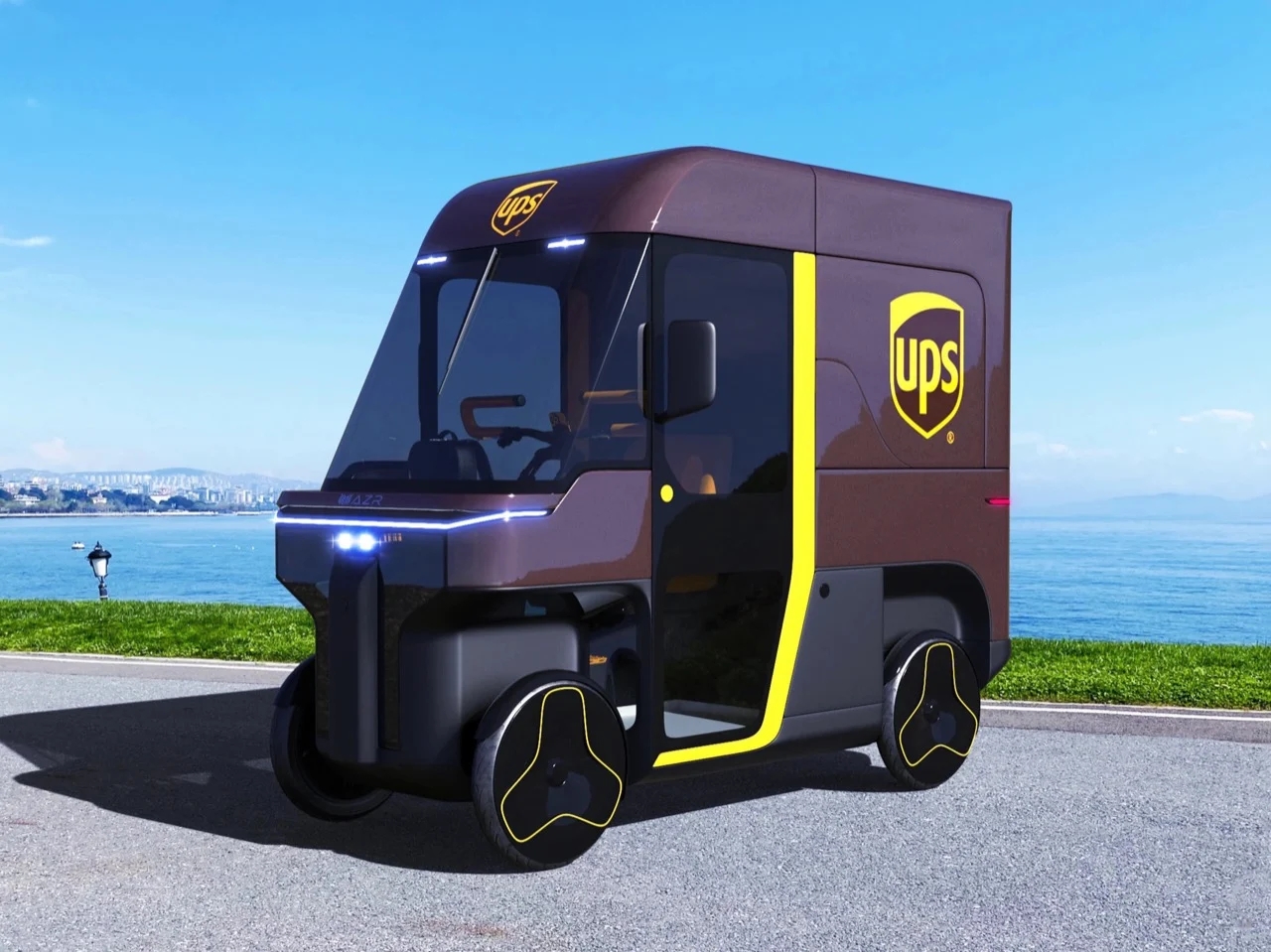 AZR Quad Go，Electric four wheeled vehicle，conceptual design，vehicle，