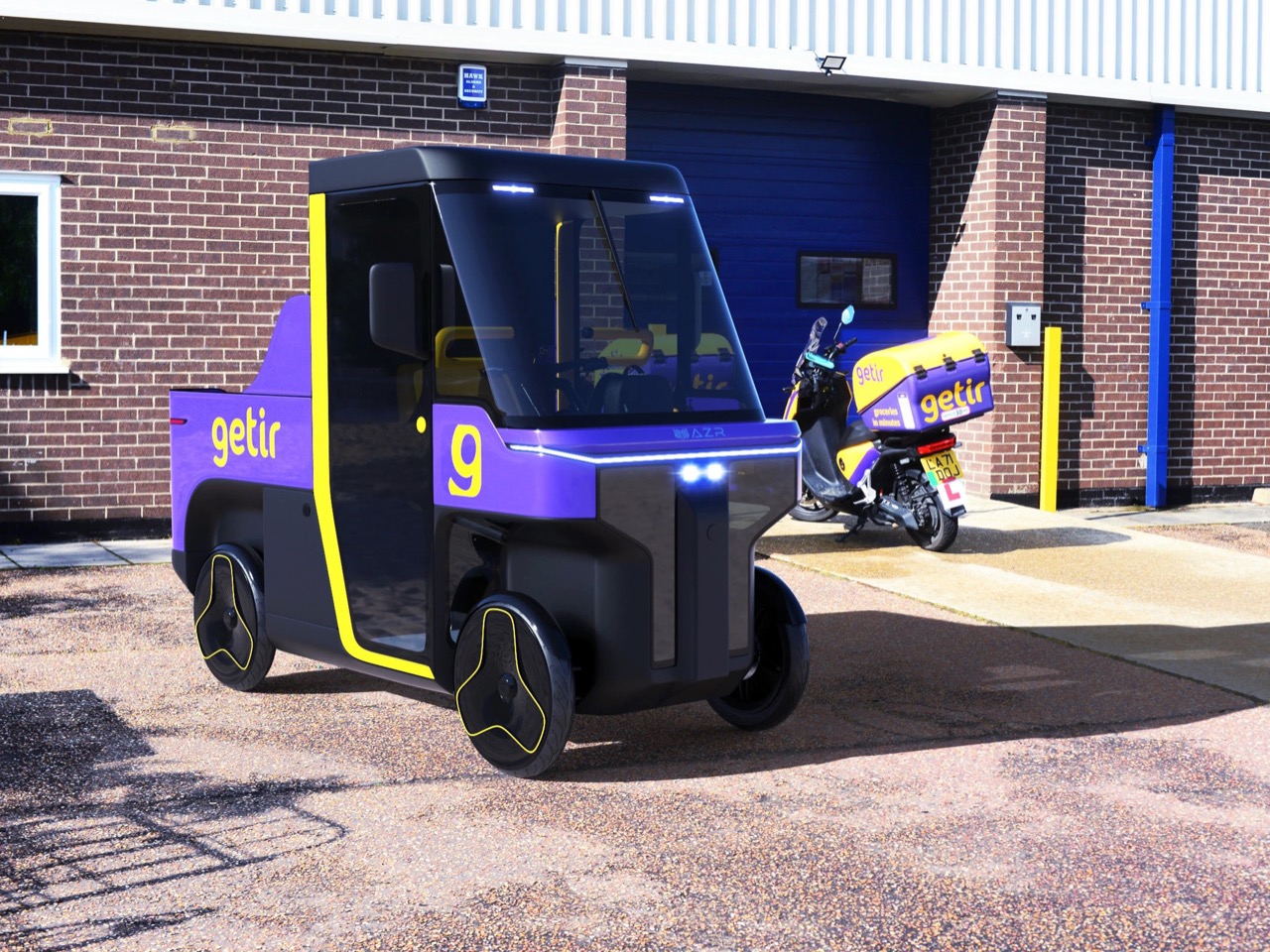 AZR Quad Go，Electric four wheeled vehicle，conceptual design，vehicle，