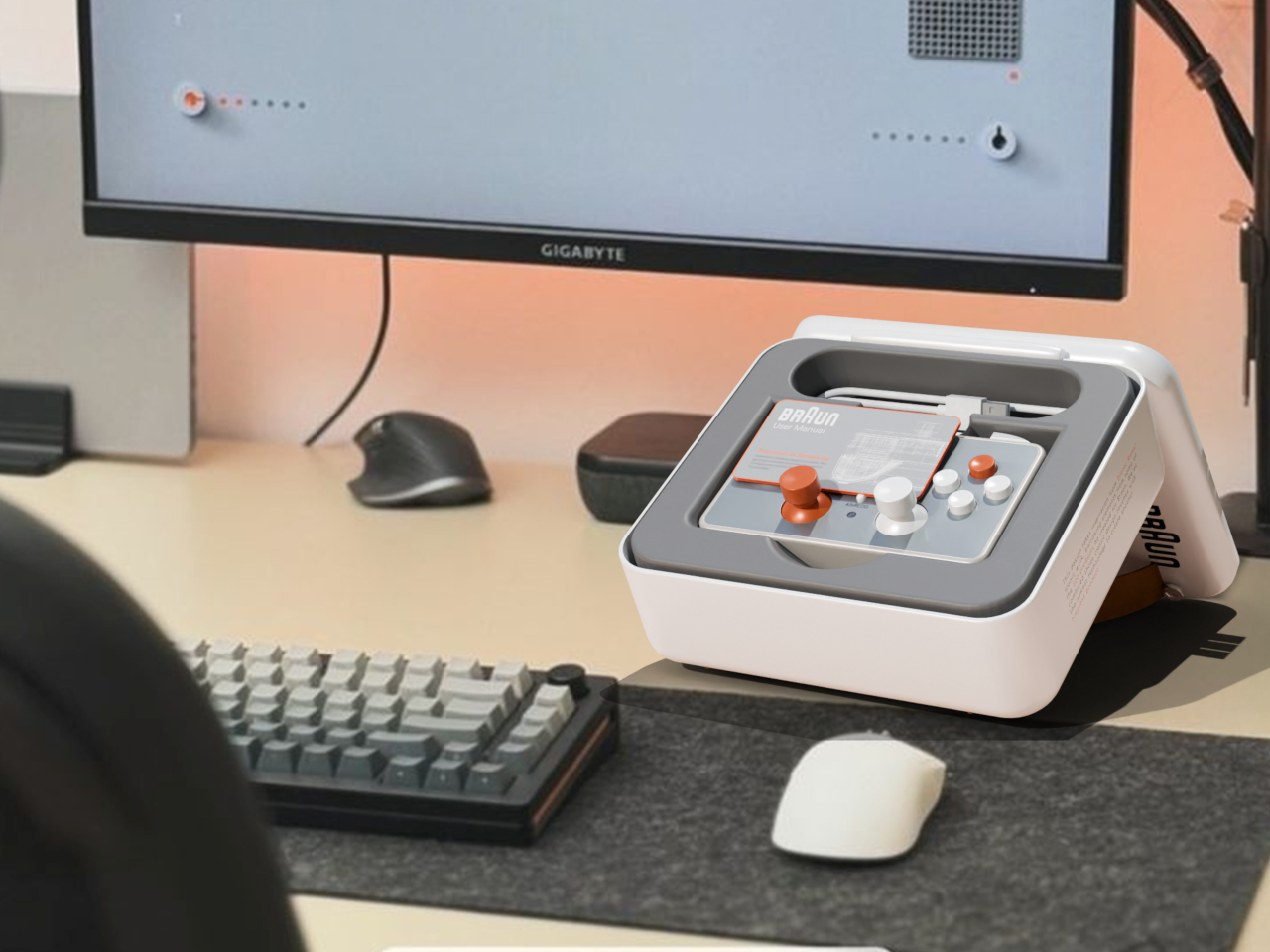 Digital，electronic product，Game handle，conceptual design，