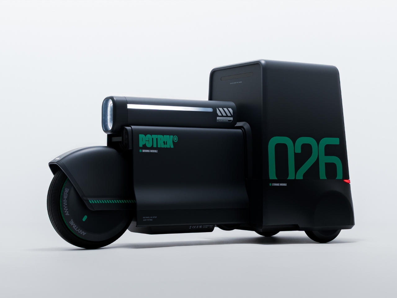POTRIK，Modular shared mobile distribution system，conceptual design，vehicle，