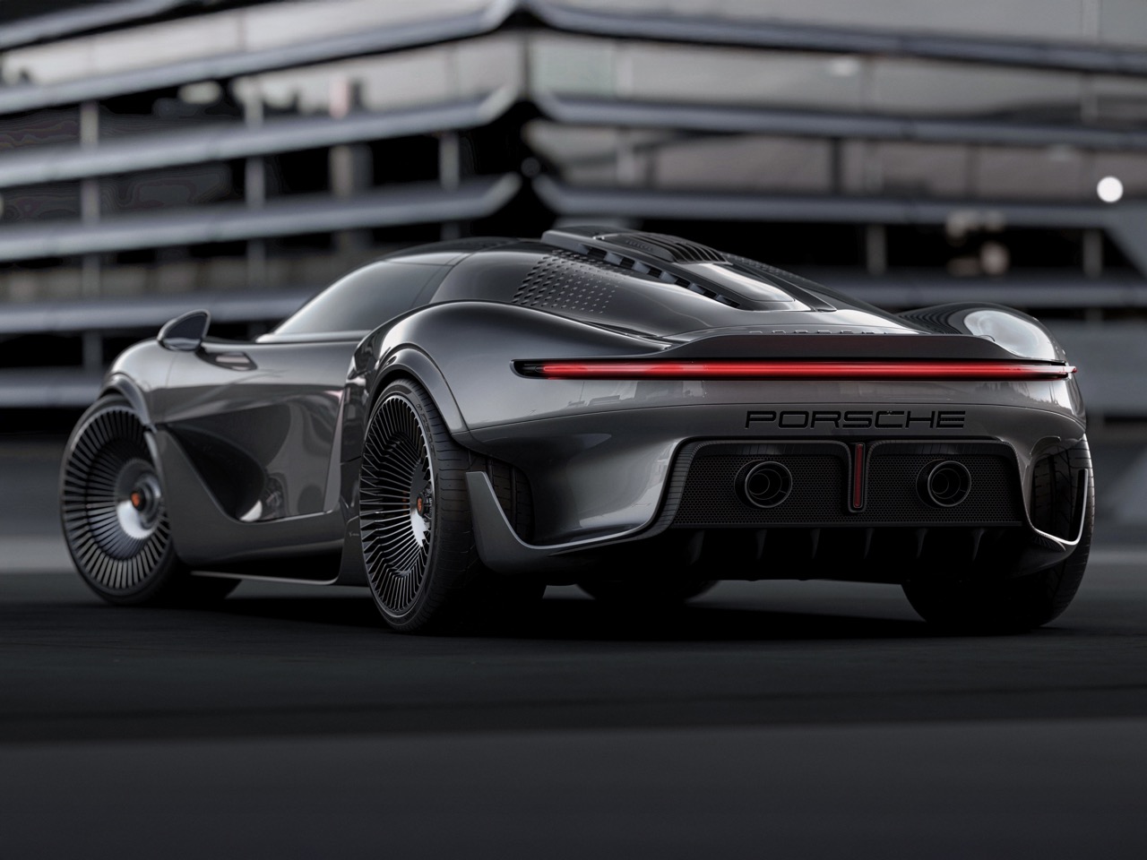 vehicle，automobile，Porsche 960 GT RS，conceptual design，