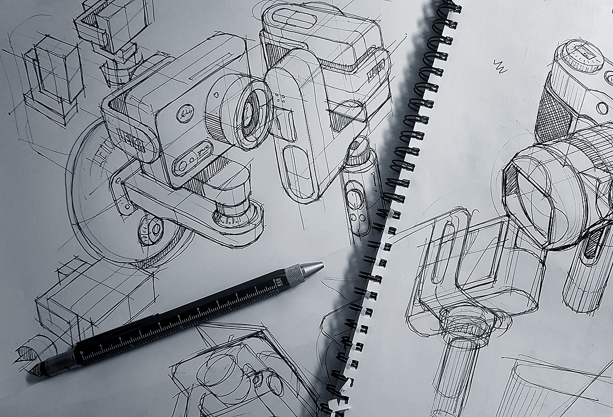 sketch，black，LEICA Space，camera，