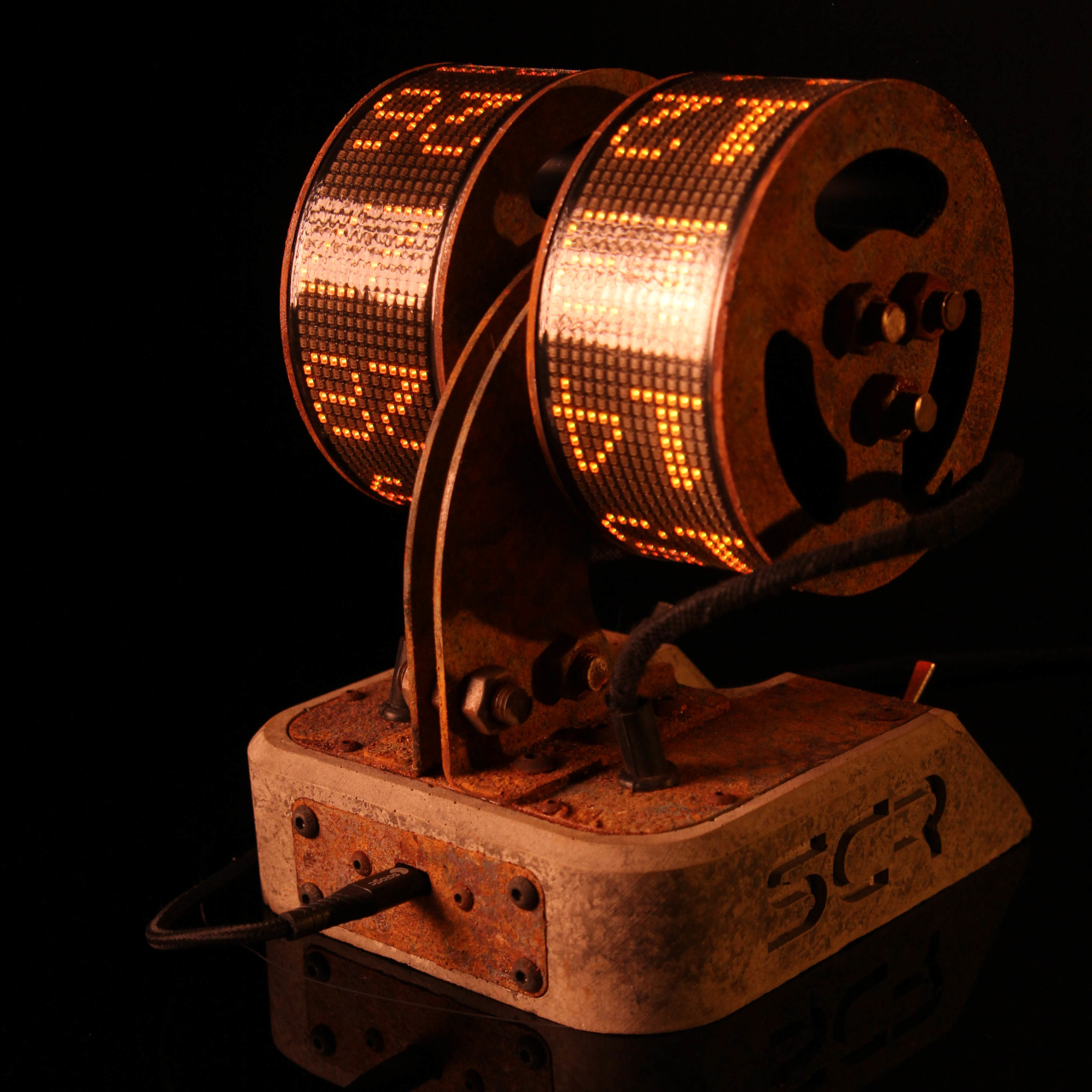 Crydal Scroll Clock，Crystal Rolling Clock，Arts and Crafts，Tabletop decoration，