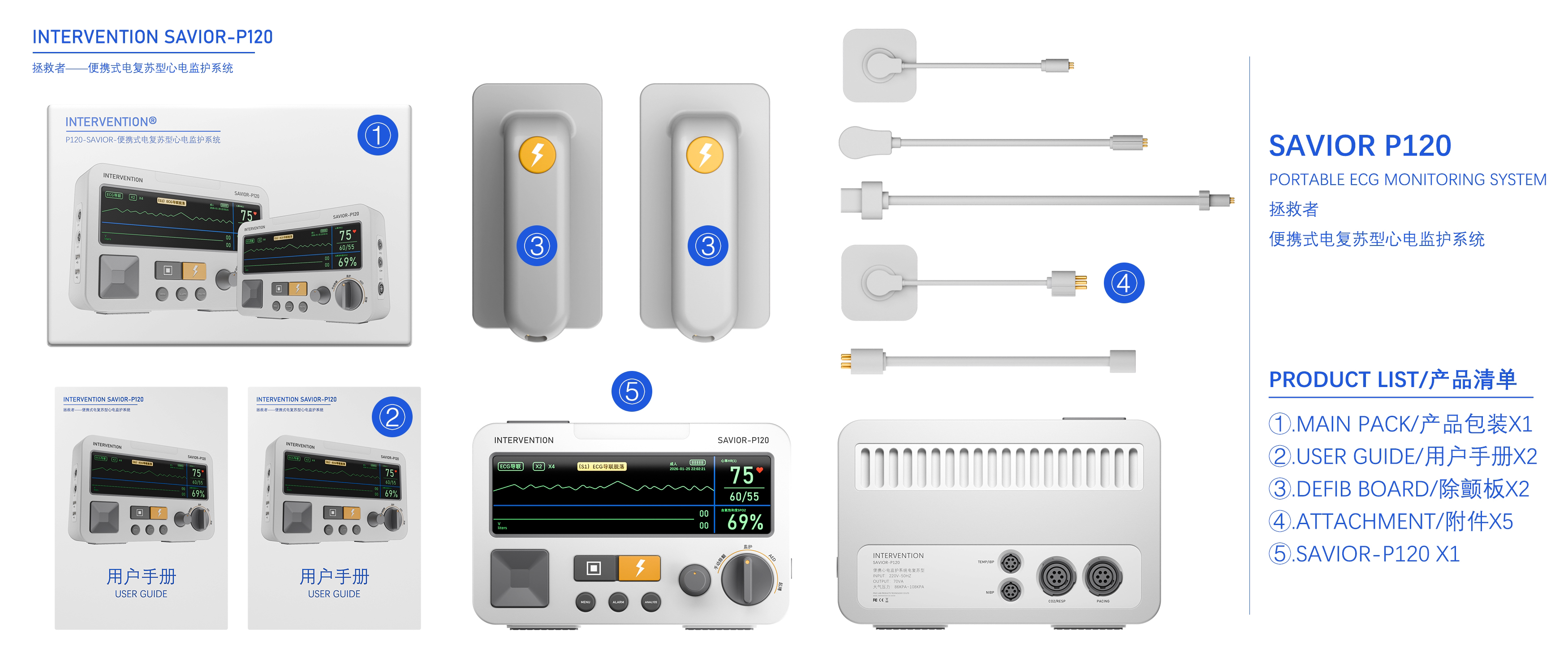 ECG monitor，Medical products，Health care，industrial design，