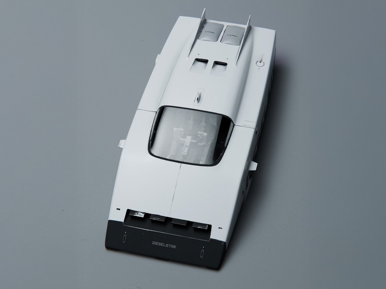 Cyberpunk，Neon Light Track，Hidden wheel，The Future Car，Science fiction design，