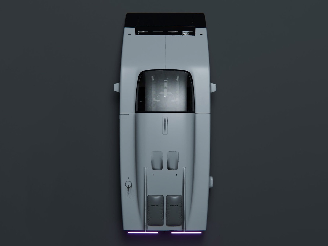 Cyberpunk，Neon Light Track，Hidden wheel，The Future Car，Science fiction design，