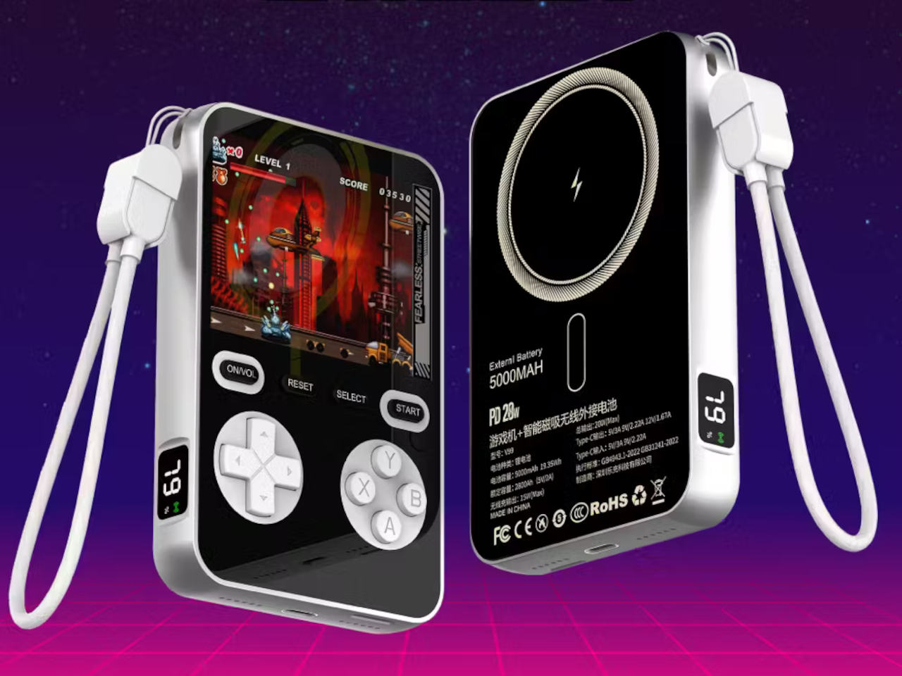 Built-in game，Commuting essential，portable battery，portable source，