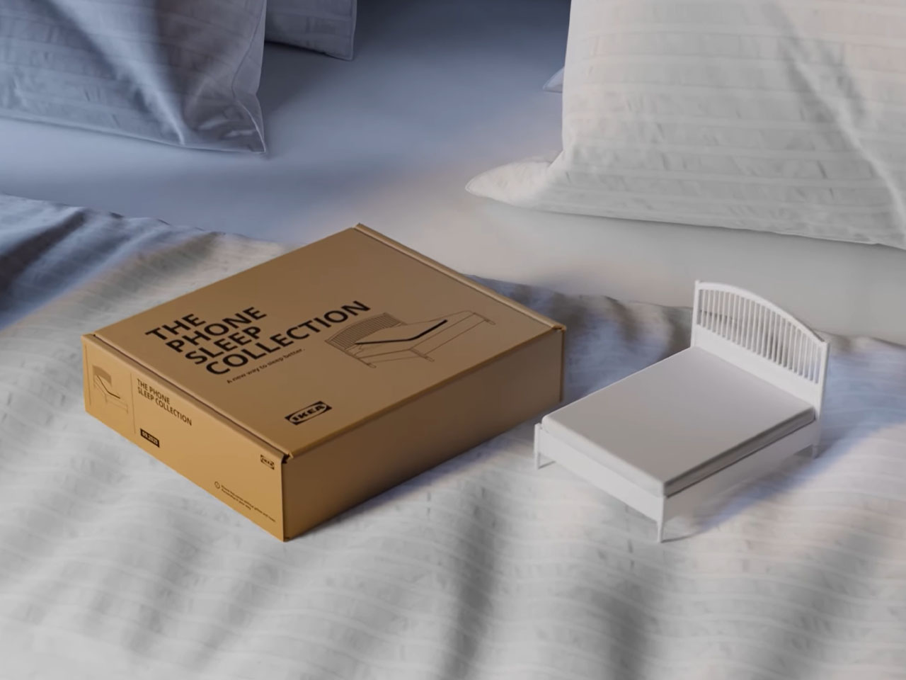 IKEA，Mobile phone mini bed，Digital Detox，Receive，Sleep Hygiene，
