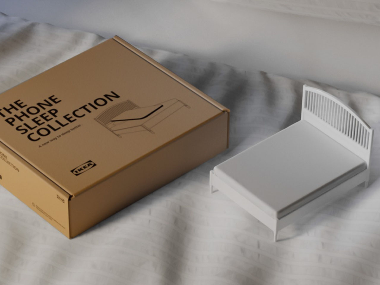 IKEA，Mobile phone mini bed，Digital Detox，Receive，Sleep Hygiene，