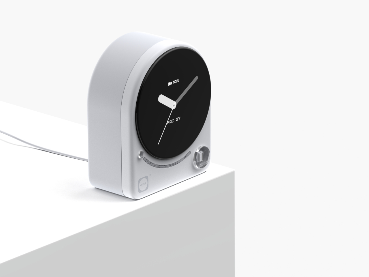 Desktop clock，AI Conference Minutes，Intelligent office，Secretary of the Conference，Braun Wind，