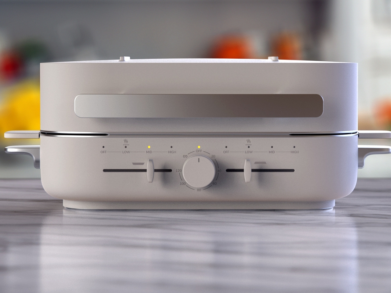 All In 1 Cooker 告别拥挤厨电!All-in-One Concept Cooker让 1㎡ 台面撑起五星厨房 - 普象网