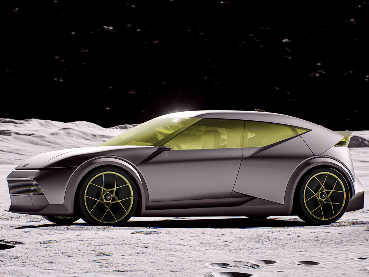 Concept Three，Concept Three，The Art of Steel，The Art of Steel，Electric concept vehicle，Electric concept vehicle，sharp geometry，sharp geometry，