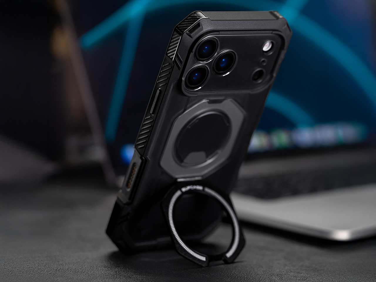 Mobile phone anti-fall shell，Military-grade protection，iPhone 17 Pro，Rugged Case，Anti-hand slip，