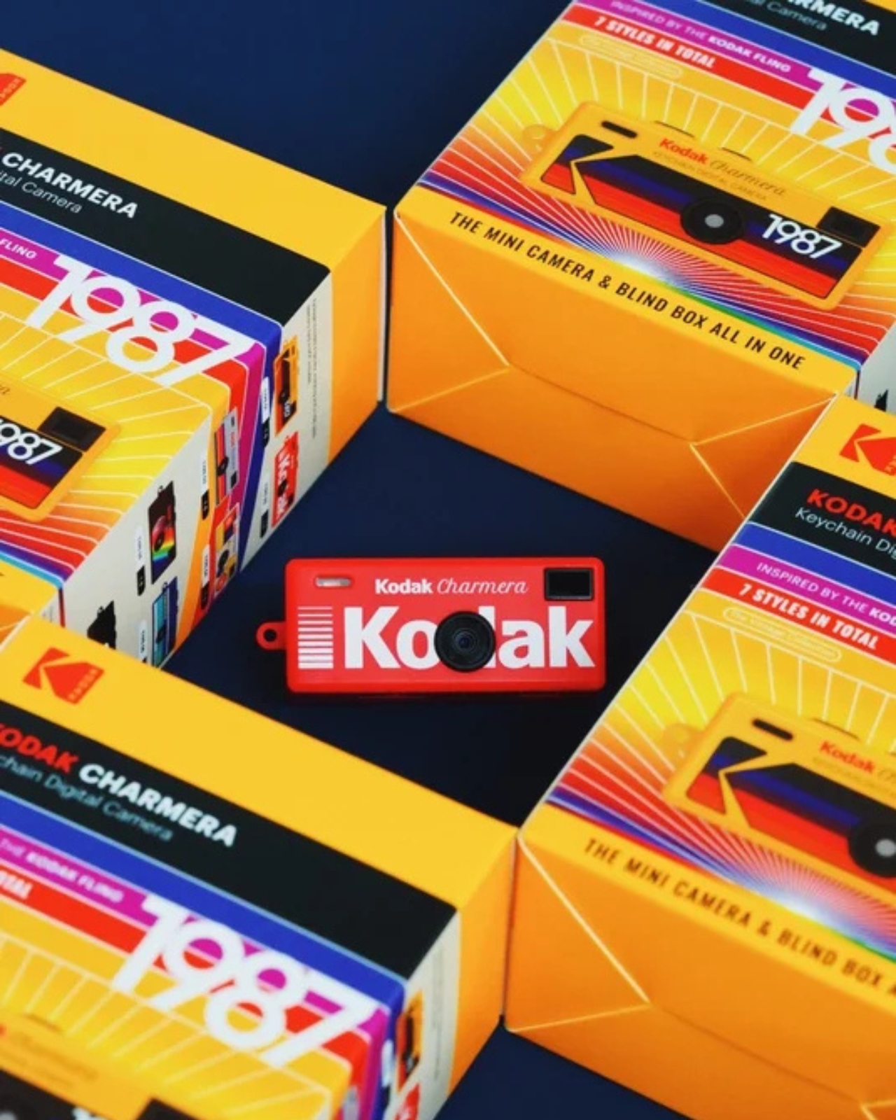 Kodak Charm-era，Digital camera，Retro，Keychain size，Pat and Pass，