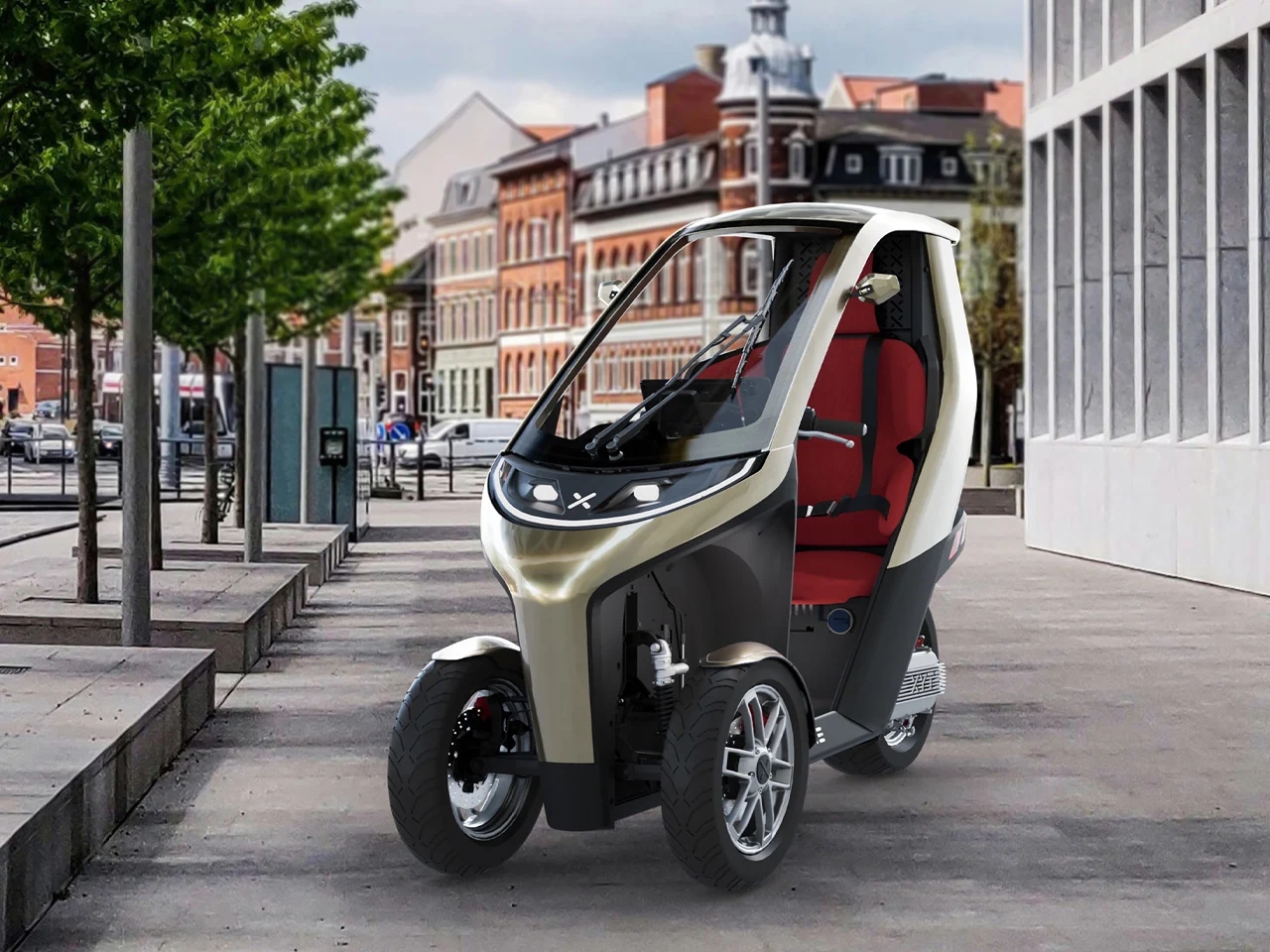 Airbag vest，Xyte One，Bicycle without helmet，，