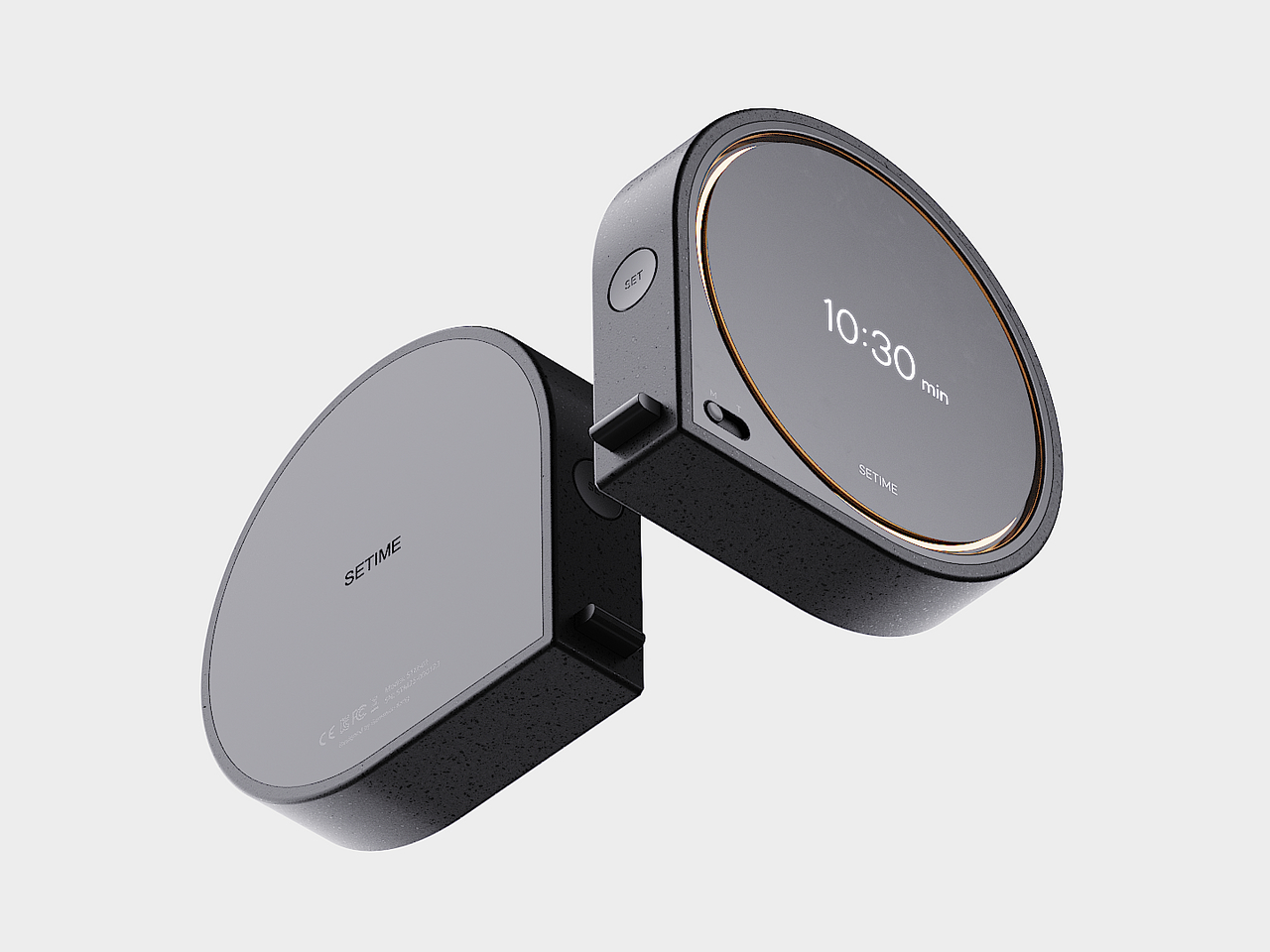 Setime，Tape Measure Clock，Interactive Clock，Physical time，time touch，