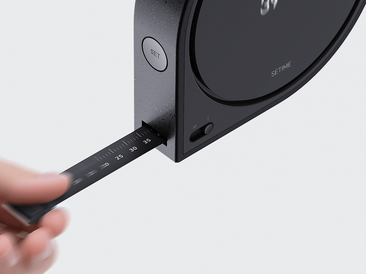 Setime，Tape Measure Clock，Interactive Clock，Physical time，time touch，