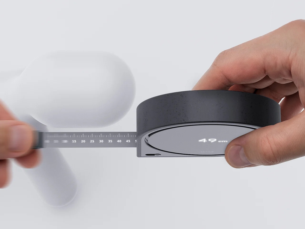 Setime，Tape Measure Clock，Interactive Clock，Physical time，time touch，