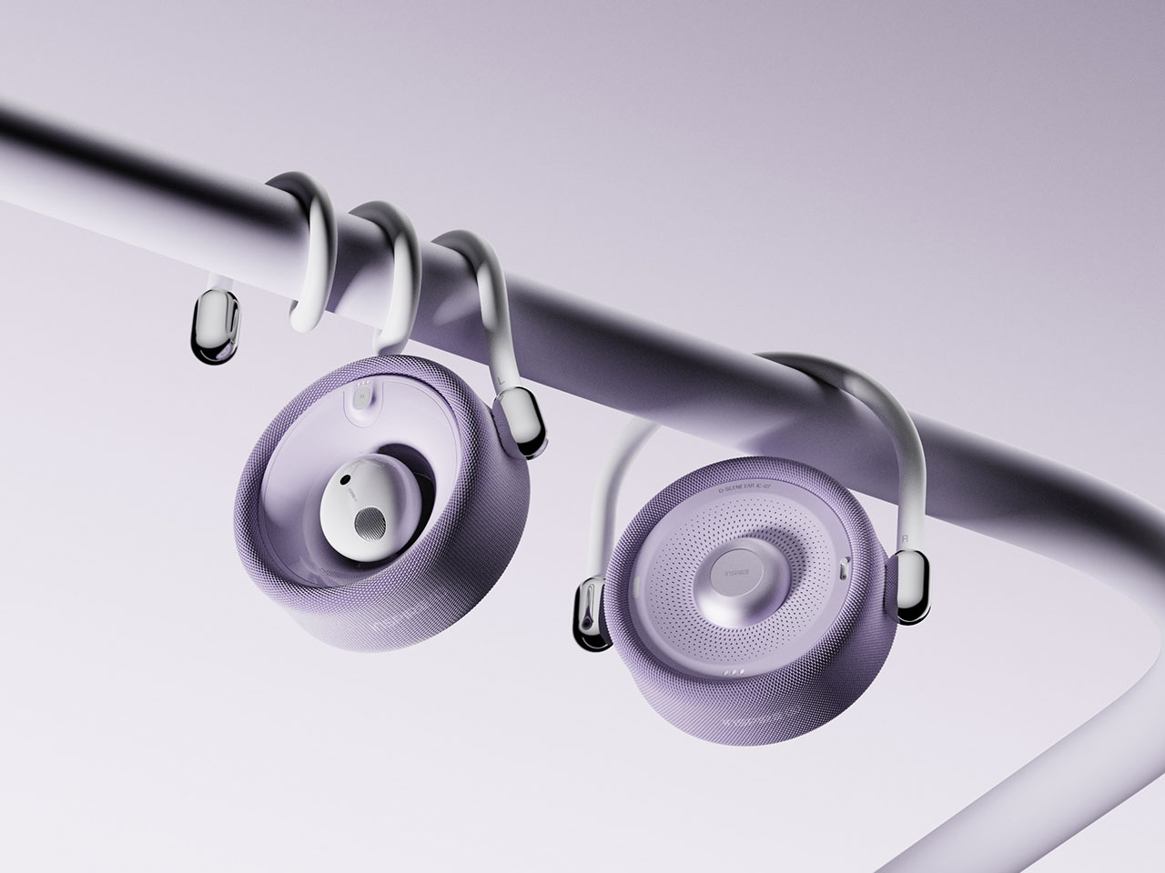 Head turn TWS，Removable unit，seamless switching，immersion noise reduction，Bluetooth headset，