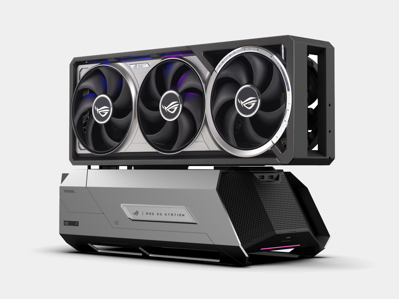 Starship power，Blade Runner Aesthetics，External video card dock，ASUS ROG XG Station，Performance Expansion，