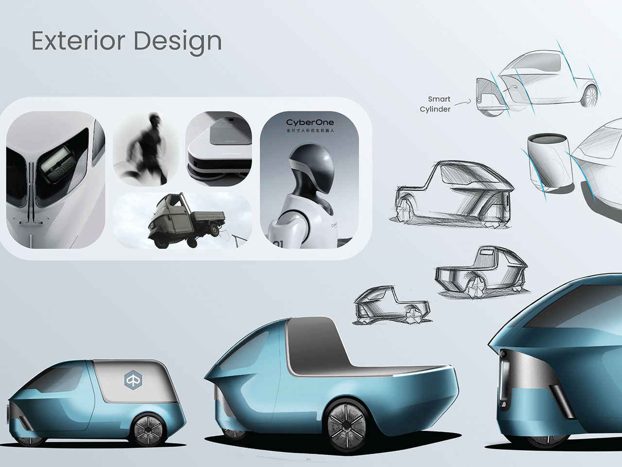 Electric tricycle，MOVA，Compact and flexible，Automatic driving，city distribution，